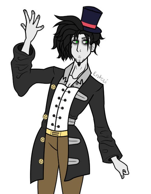 Flat colour commission example
